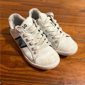 Polo by Ralph Lauren White and Navy Sneakers